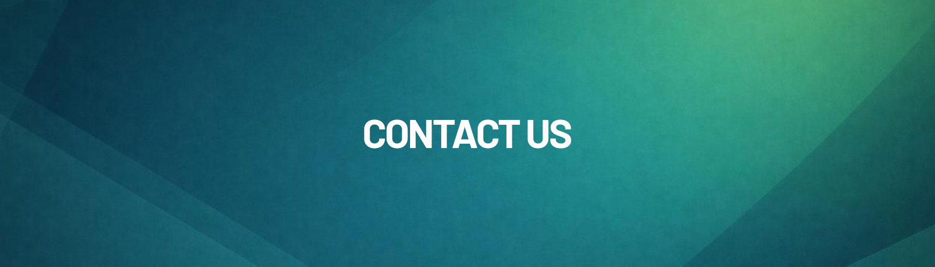 Contact Page Banner