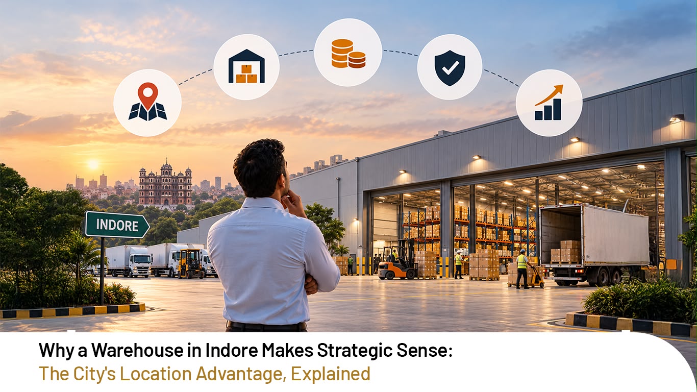 Why a Warehouse in Indore Makes Strategic Sense: The City’s Location Advantage, Explained